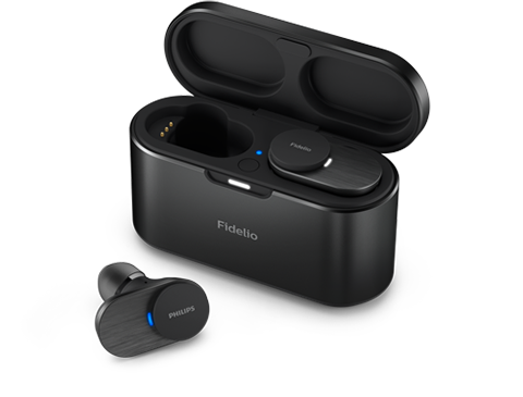 T&auml;ysin langattomat Philips Fidelio T1 -kuulokkeet
